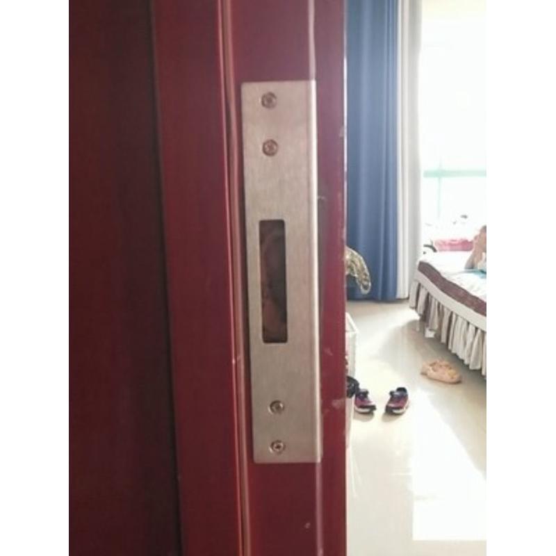 门锁锁槽卡扣修覆压边条门框配件木门加长房门挡板卡槽卡鞋扣片扣