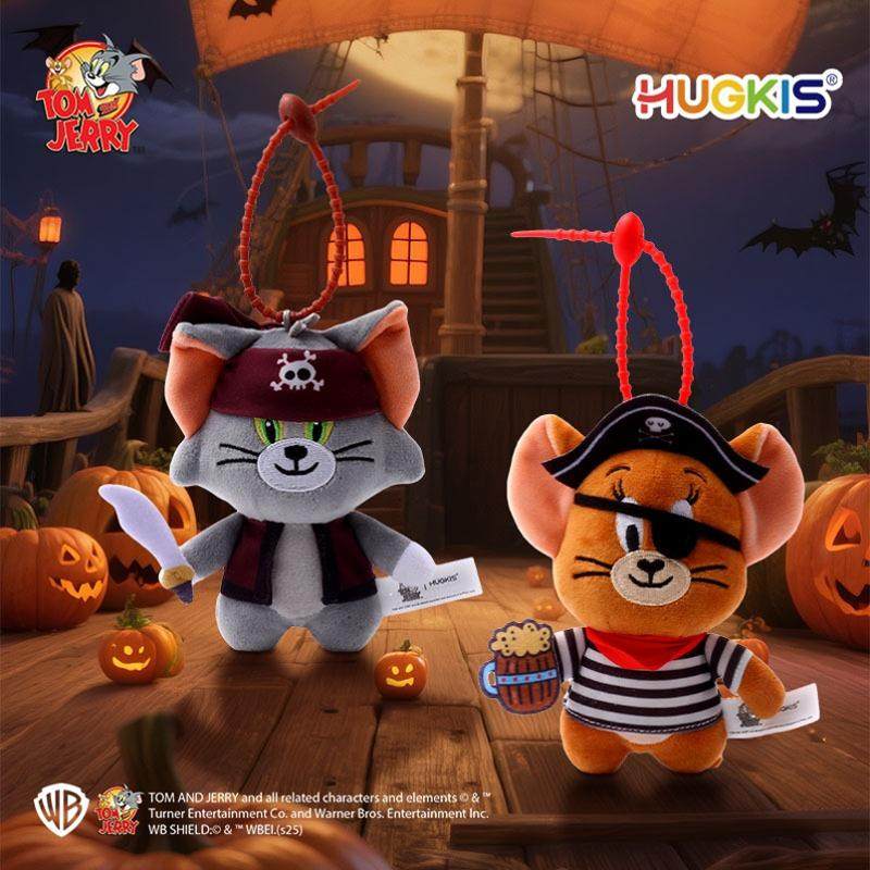 正版猫和老鼠海盗骷髅卡通玩偶钥匙扣动漫周边可爱公仔书包挂件,节庆用品/礼品,钥匙扣,淘宝优惠券,粉丝福利购,淘宝优惠卷