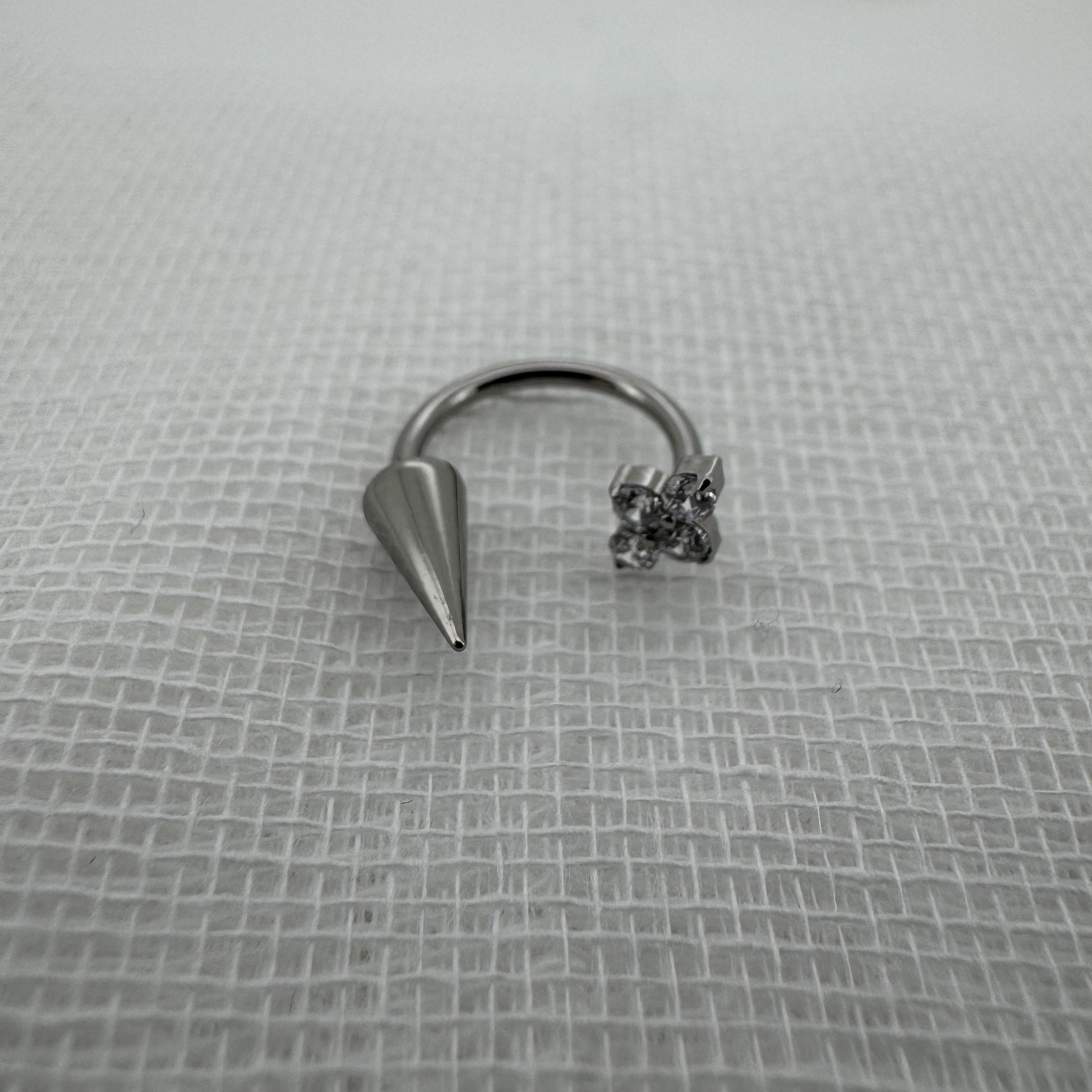 唇环钛合金马蹄环耳骨环耳环M0.9牙口内螺旋CZQY 100118,饰品/流行首饰/时尚饰品新,唇环/唇钉,淘宝优惠券,粉丝福利购,淘宝优惠卷