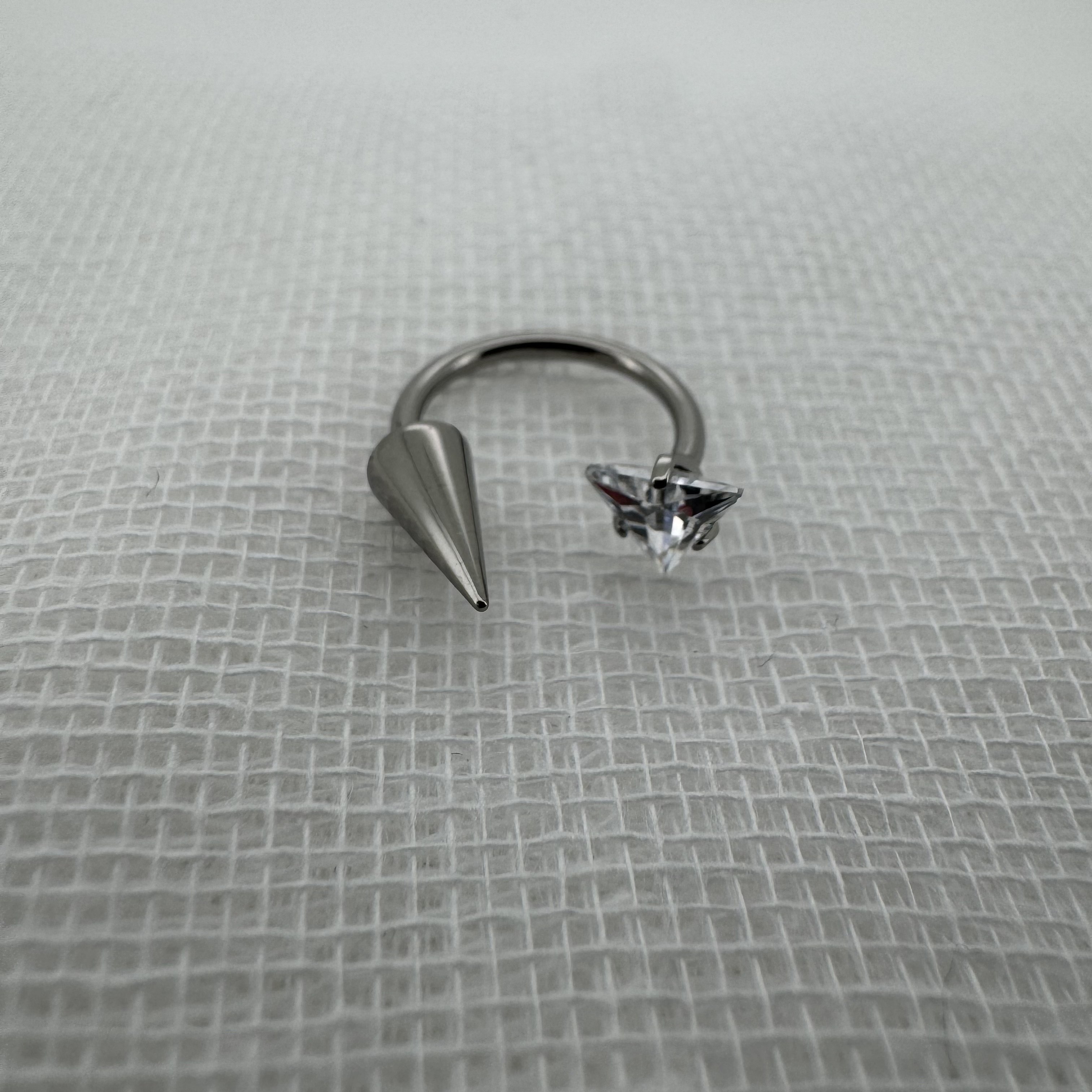 唇环钛合金马蹄环耳骨环耳环M0.9牙口内螺旋CZQY 100121,饰品/流行首饰/时尚饰品新,唇环/唇钉,淘宝优惠券,粉丝福利购,淘宝优惠卷