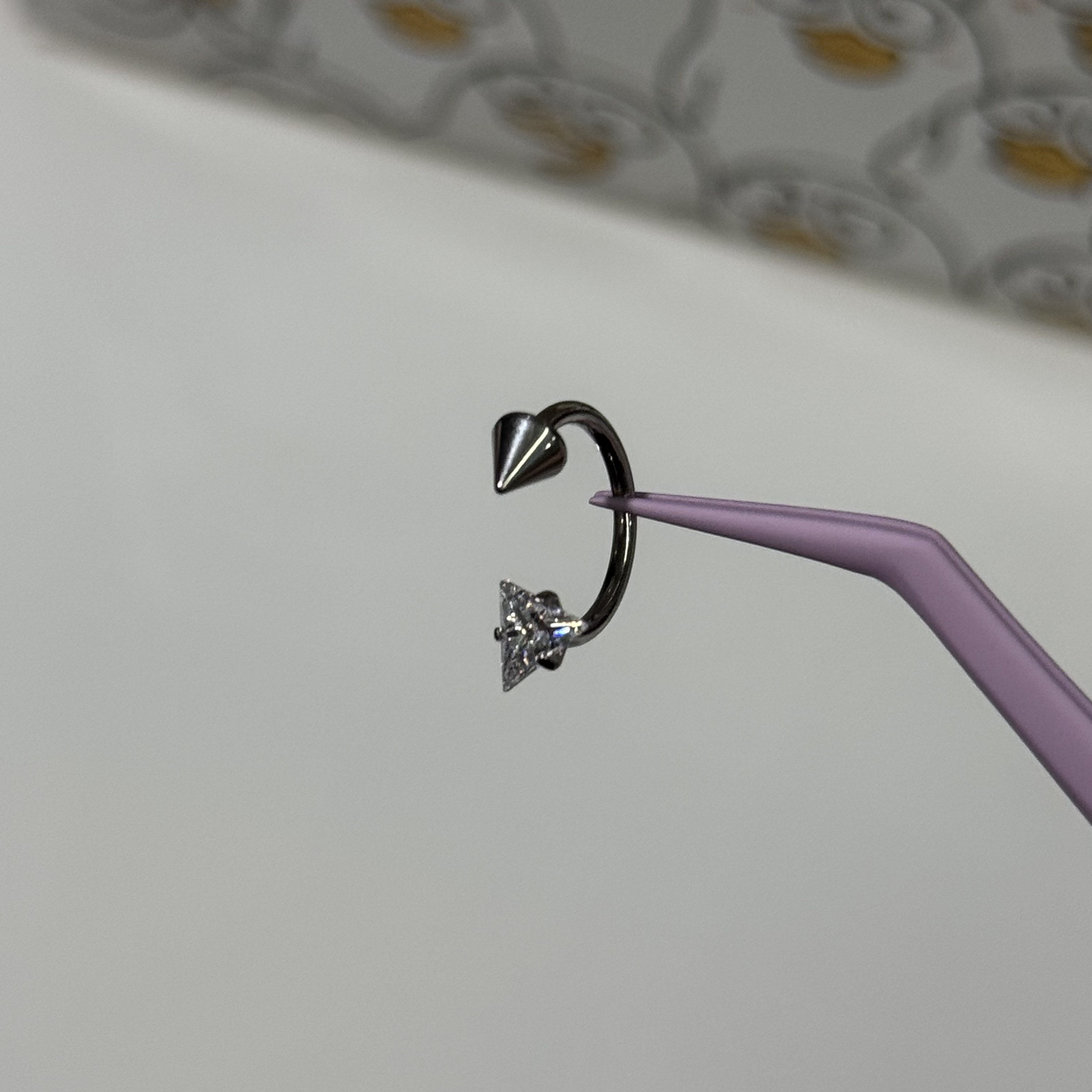 唇环钛合金马蹄环耳骨环耳环M0.9牙口内螺旋CZQY 100100,饰品/流行首饰/时尚饰品新,唇环/唇钉,淘宝优惠券,粉丝福利购,淘宝优惠卷