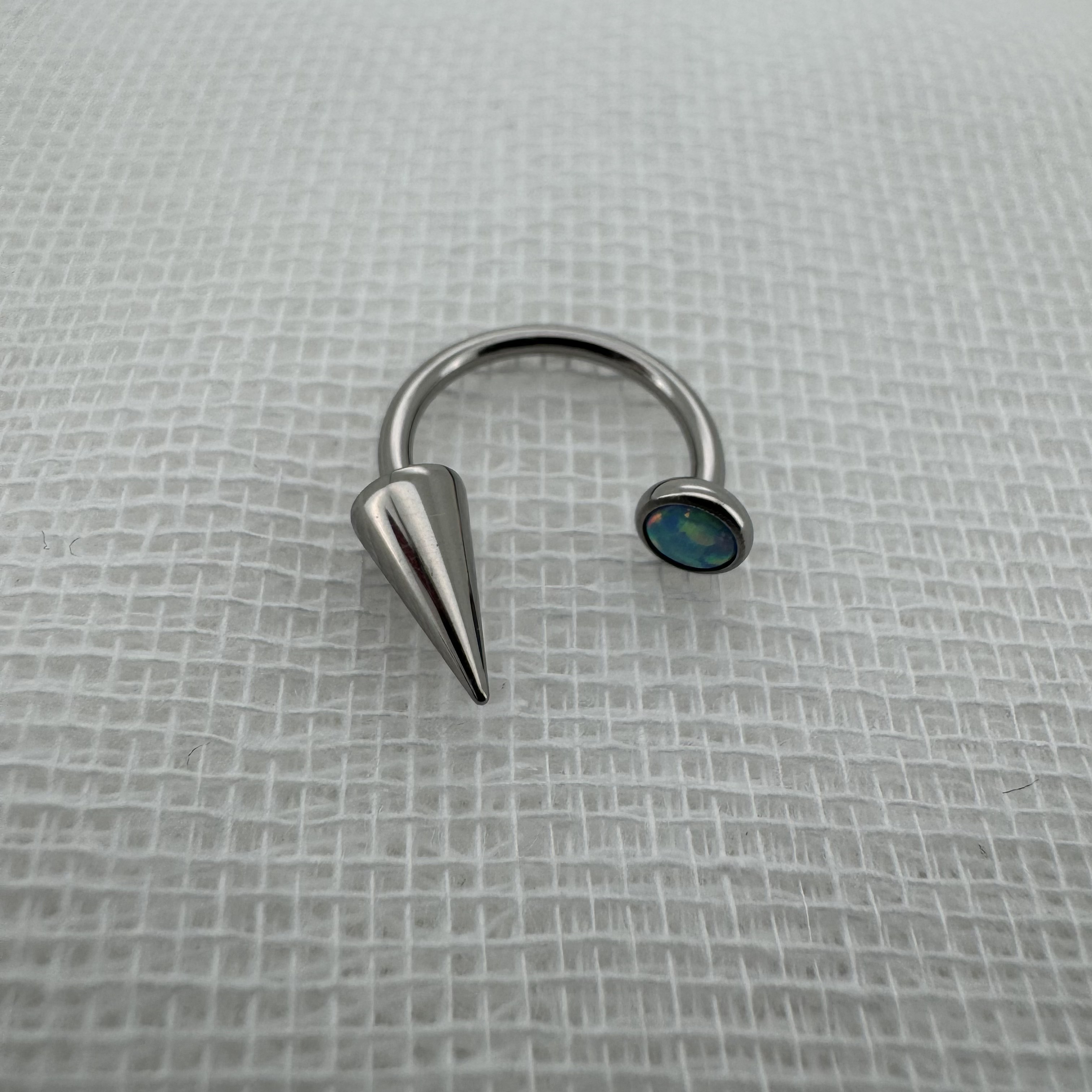 唇环钛合金马蹄环耳骨环耳环M0.9牙口内螺旋CZQY 100135,饰品/流行首饰/时尚饰品新,唇环/唇钉,淘宝优惠券,粉丝福利购,淘宝优惠卷