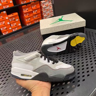 耐克Jordan Air Jordan 4 RM防滑耐磨 低帮 复古篮球鞋IB8052-100