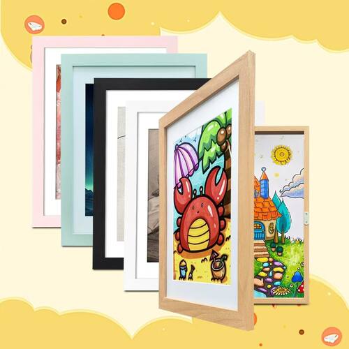 儿童画收纳画框磁吸翻盖式手工｜
