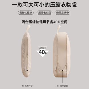 旅行压缩收纳袋教室羽绒服袋行李箱出差衣物分装袋内衣袋收纳包