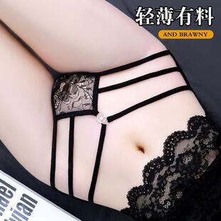 纯欲风女生内衣裤蕾丝女士三角裤女网红爆款个性内裤女迷人高颜值