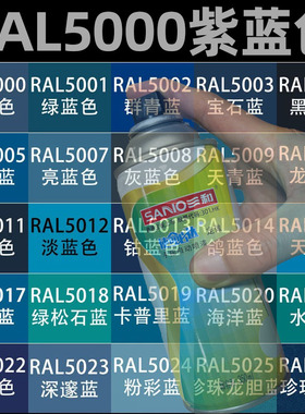 三和使命必达定做手摇自动喷漆RAL5000紫蓝色5002/5003修补油漆罐