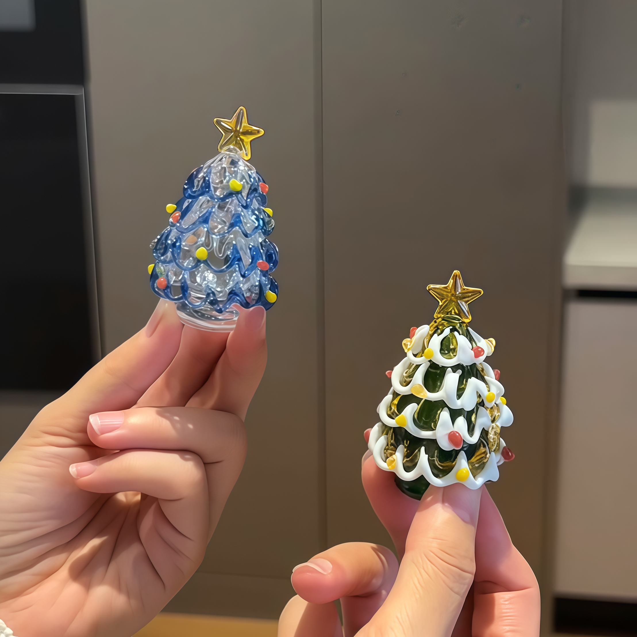 今年的圣诞树都换非遗琉璃的！