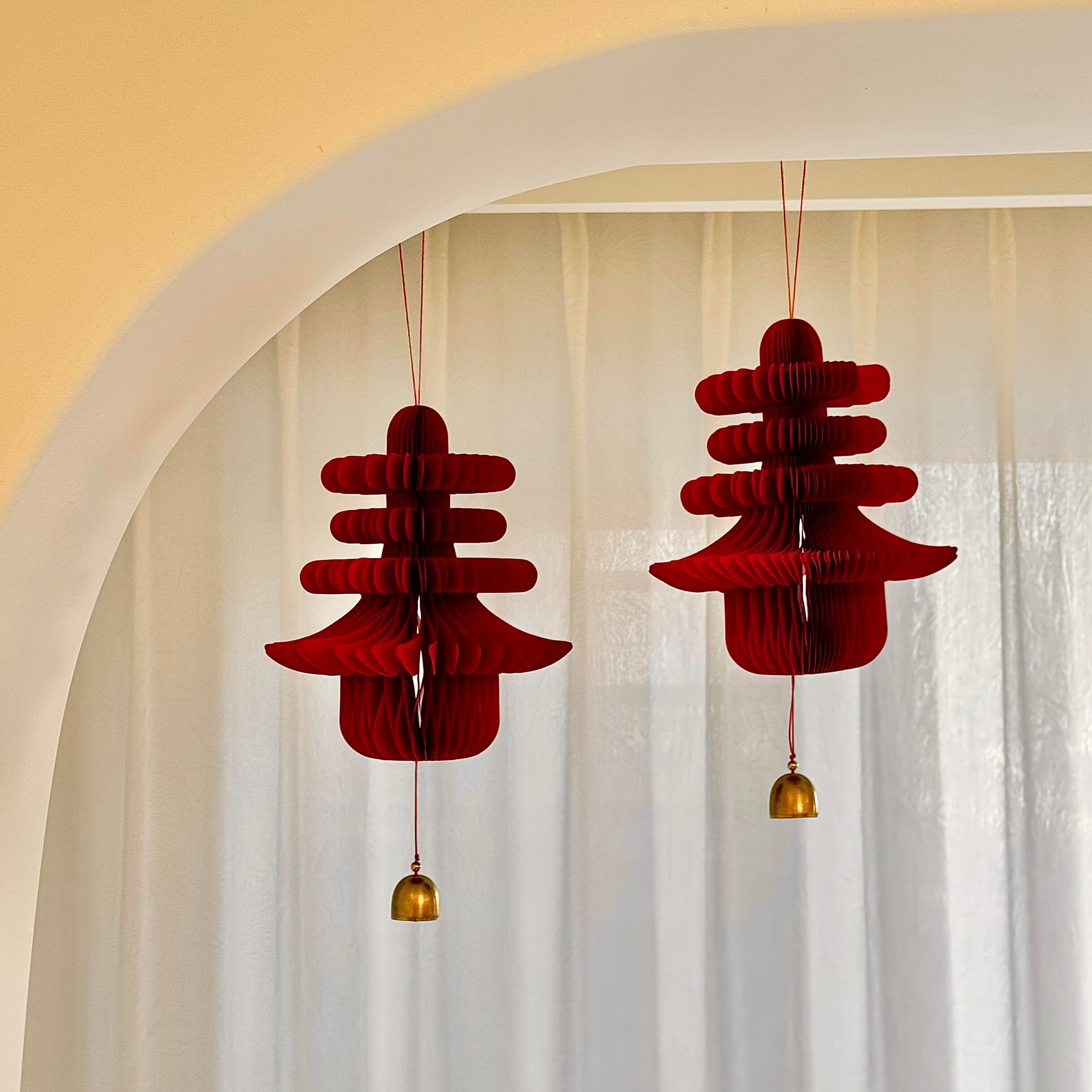 元旦春字灯笼阳台2026马年新年氛围布置装饰挂件挂饰摆件春节家里