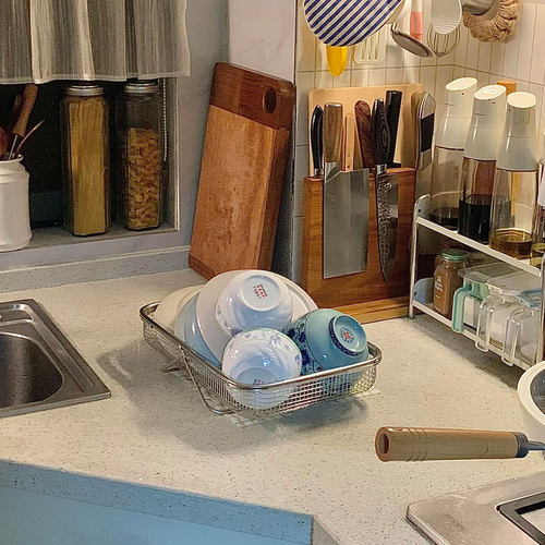 反复治愈我的小厨房—沥水碗架