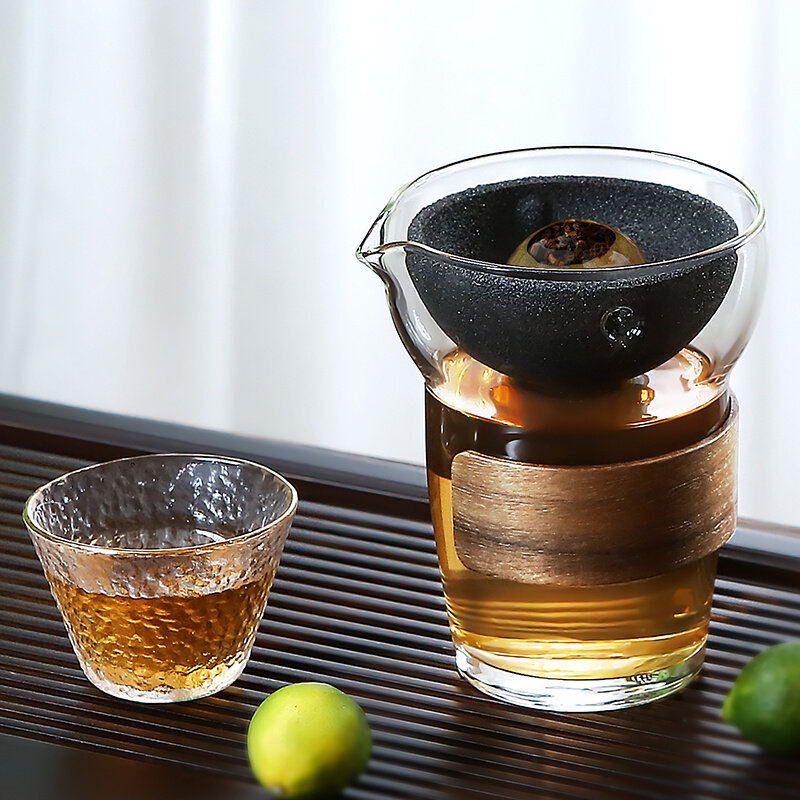 现货速发0BRE无孔茶漏公道杯小青柑泡茶壶家用办公室茶水分离冲茶
