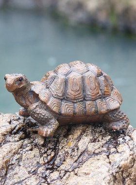 速发动物乌龟树脂件别户外花园摆墅庭院水池鱼缸装饰布置造景模型