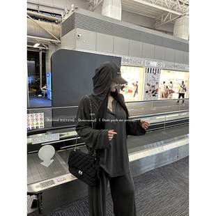 速发黑泽玄七套装2款2两新0遮肉减龄上衣休闲裤子4件套