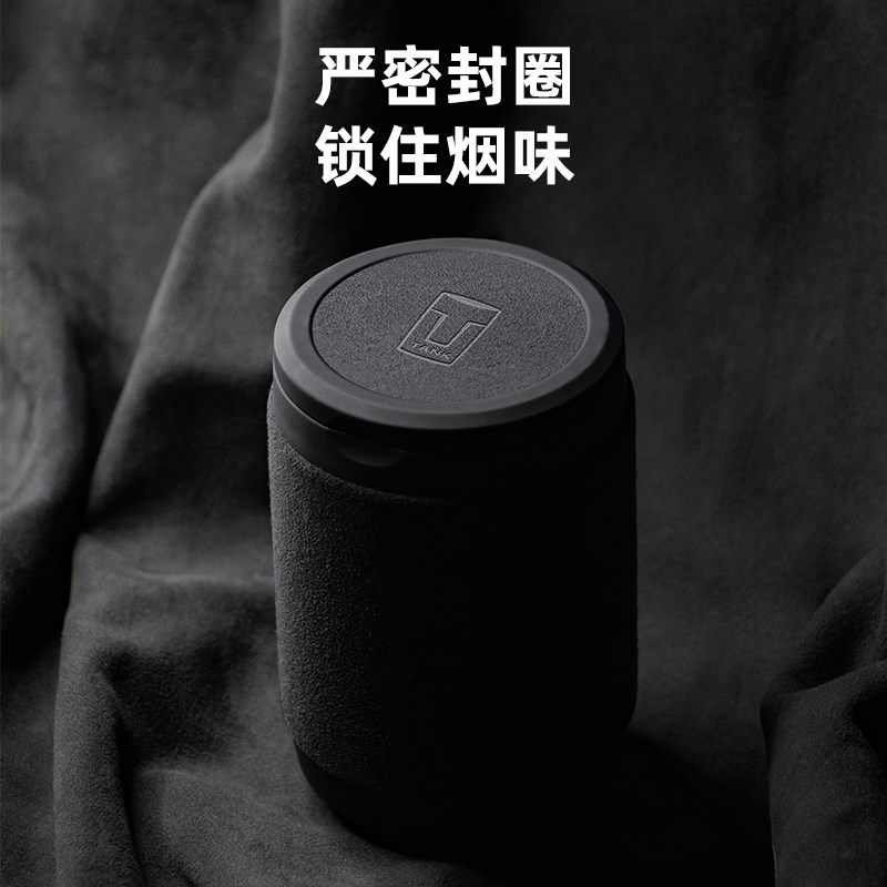 速发坦克00/400/500/700专用翻毛皮车载烟灰缸夜光收纳内饰改装配