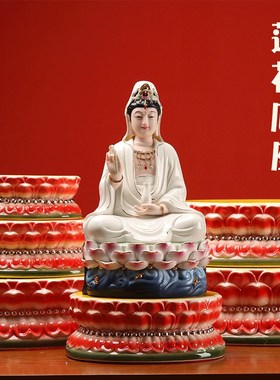 速发晶花底座托陶瓷观爷佛像加高水莲供奉台关公财神音垫高摆台神