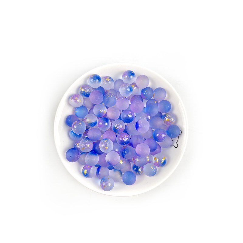 速发斗鱼缸琉璃珠色鱼缸景底砂彩小玻璃珠生态造装饰品微景观海底