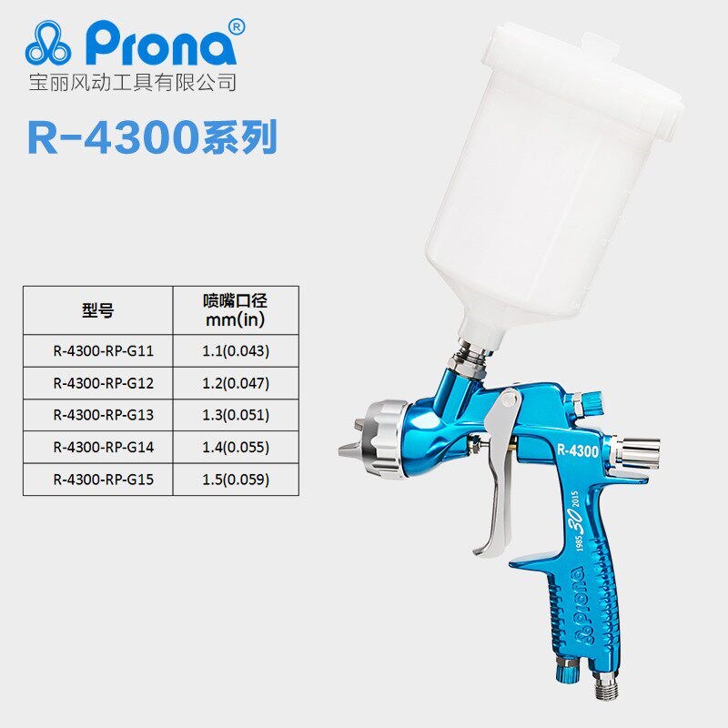 速发proa保丽R-400喷漆枪高雾化汽车专业色漆面清漆手动型喷枪