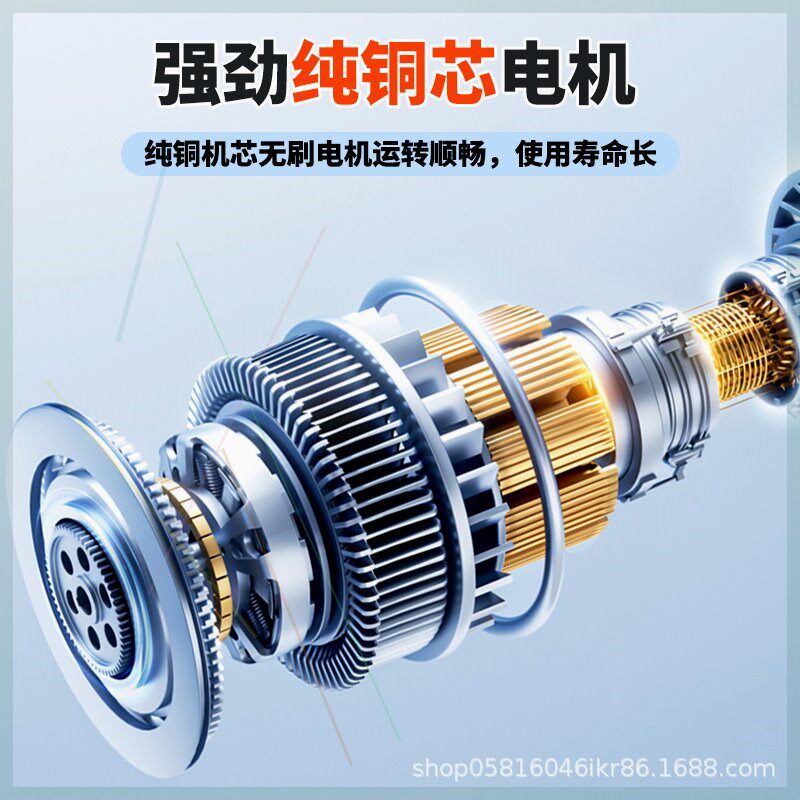 速发双远跨境无线洗车机高压水枪家用便携式刷强力充电锂专用