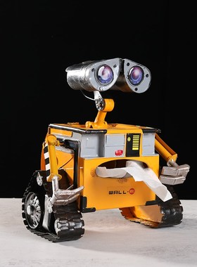 速发复纸怀饰创意瓦力儿童存钱罐抽古盒纸巾盒客厅装旧摆件