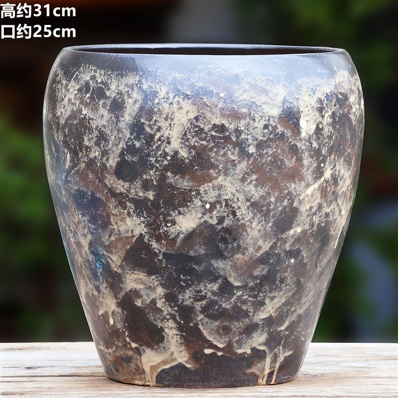 速发三角梅花盆大口径侘寂风多肉法师老桩陶瓷户外庭院绿植家用透