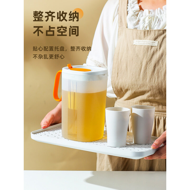 现货速发冷水壶耐高温家用冰箱大容量泡茶壶耐热防摔凉白开水杯扎