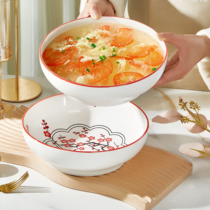 速发陶瓷加大厚汤碗血用酸菜鱼水煮肉片毛家旺大容量2025新款汤盆