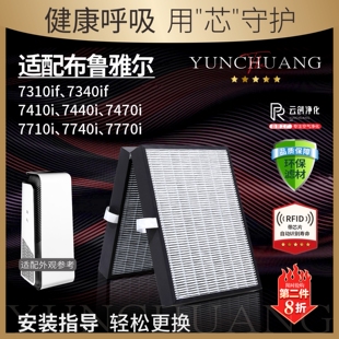 适配Blueair布鲁雅尔空气净化器滤网7410i/7440i/7710i滤芯7340iF
