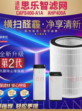 适配SENSOLOGY思乐智AHP400A空气净化器CAPS400-A1A滤芯过滤网