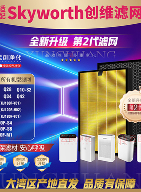 适配创维SKYWORTH空气净化器Q23/27/28/Q42/45/19滤网Q10-S2/Q3芯