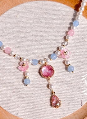 原创儿童汉服配饰古风项链