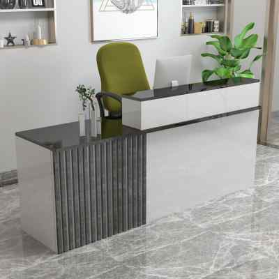 超市便利店服装奶茶店前台收银台柜台简约现代店铺小型吧台柜商用