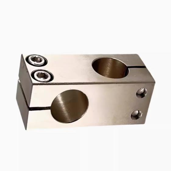 钢制镀镍十字固定夹连接块