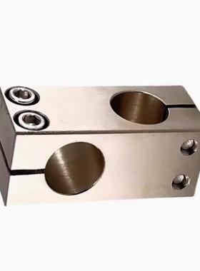 钢制镀镍十字固定夹RDE02 RDG02十字光轴夹连接支架固定块