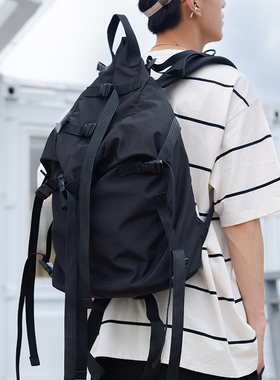 Mackar潮牌摩托车头盔包全盔骑行大容量背包男士防水机车包双肩女