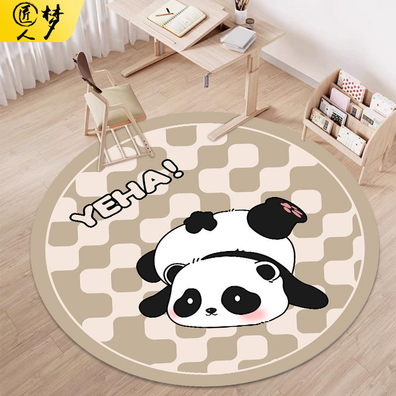 圆形地毯电脑椅地垫隔音防滑吊篮沙发书房学习椅子垫转椅卧室垫子,居家布艺,地毯,淘宝优惠券,粉丝福利购,淘宝优惠卷