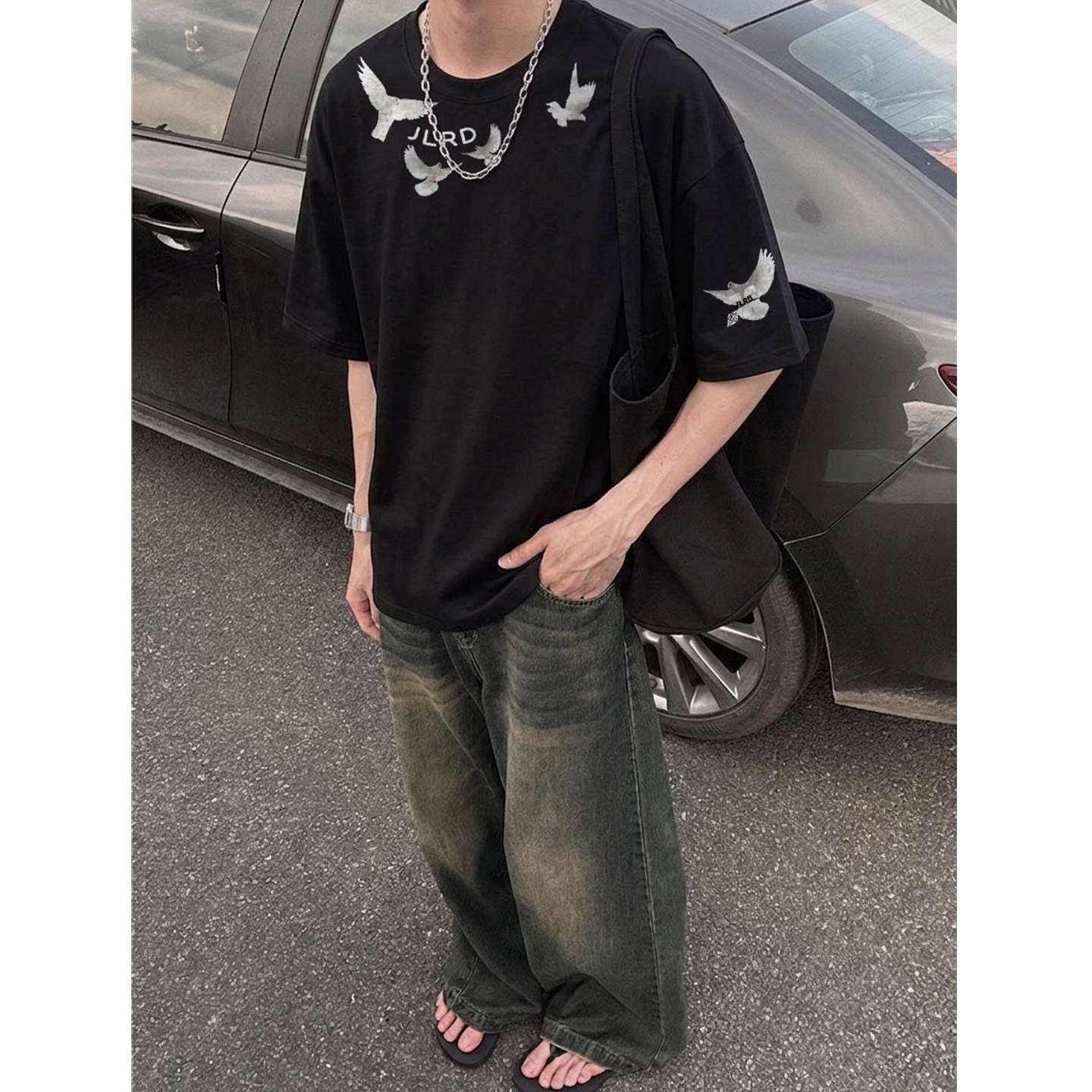 2026新款爆款鸽子半袖班服街头潮