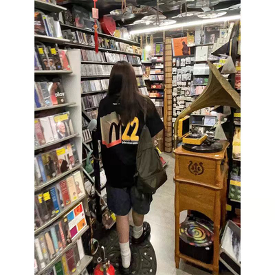 2024爆款麦当劳半袖重磅高街学生