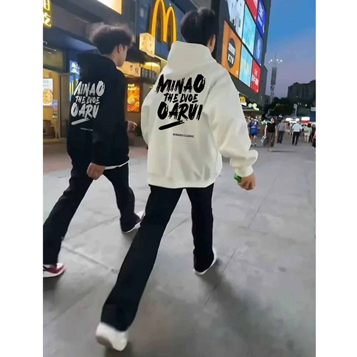 2025新款爆款班服帽衫hiphop宽松