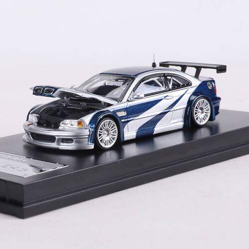 MJ 1:64 宝马M3 GTR E46开盖版合金仿真汽车模型收藏