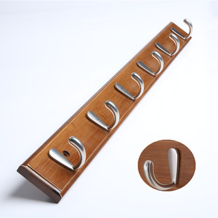 挂衣架壁挂墙壁客厅卧室衣服挂衣钩一排长条门后室内衣挂勾免打孔