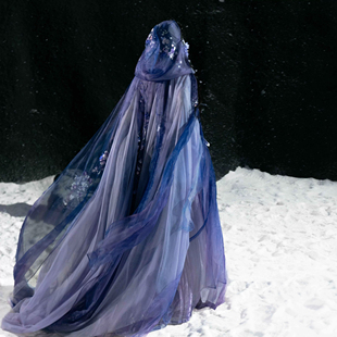 原创汉服女【紫樱】重工刺绣 大袖衫 诃子裙斗篷仙女风春夏店庆款