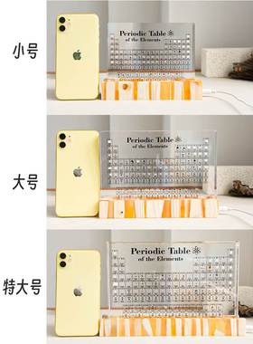 化学元素创意礼物周期表中英双语元素实物摆件墙矿石实体版生日