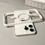 磁吸充电适用苹果16promax手机壳iPhone15ProMax透明大孔13防摔12软胶12Promax简约11新款max高级感15Pro硅胶