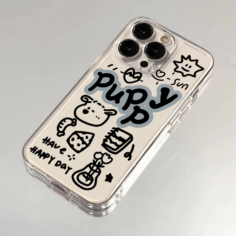 全机型硅胶软壳可爱puppy狗狗