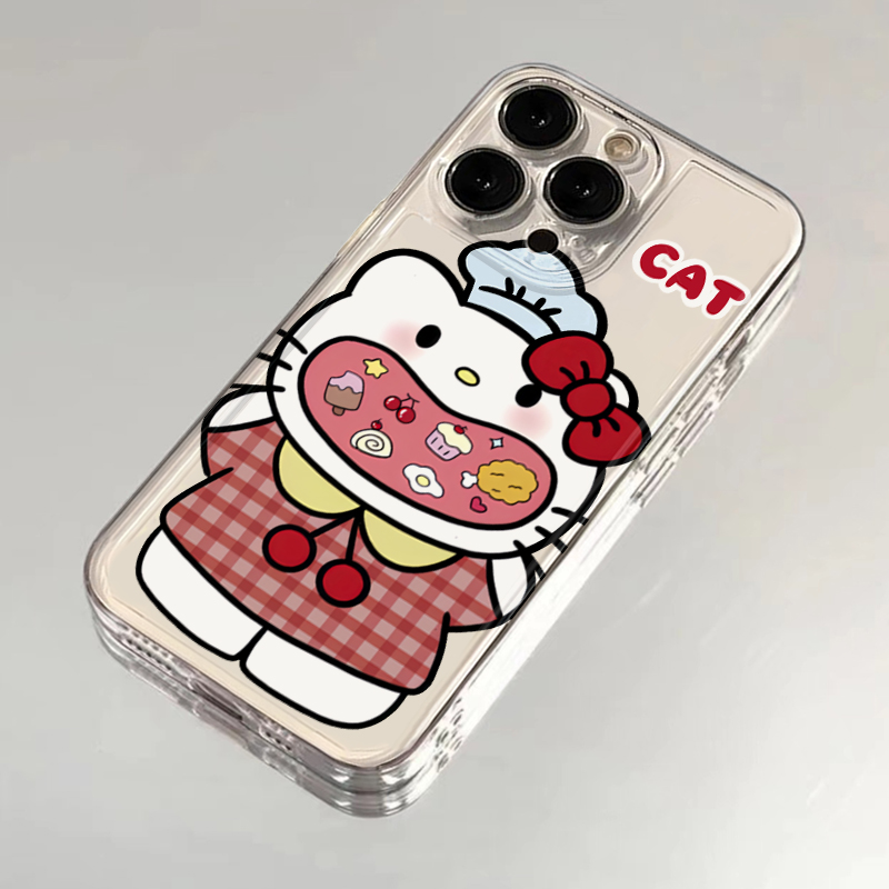 全机型硅胶软壳可爱贪吃kitty猫