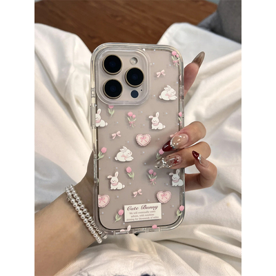 全机型硅胶软壳小清新郁金香兔子