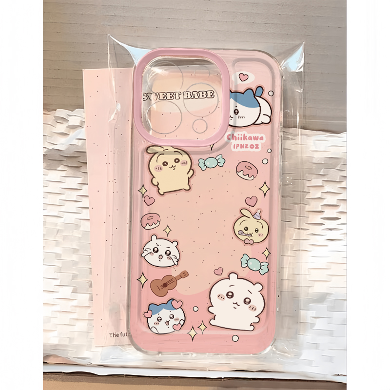 可爱吉伊卡哇适用iPhone16promax手机壳苹果15华为mate60小米14pro新款Pura70高级nova13红米K80荣耀90reno12