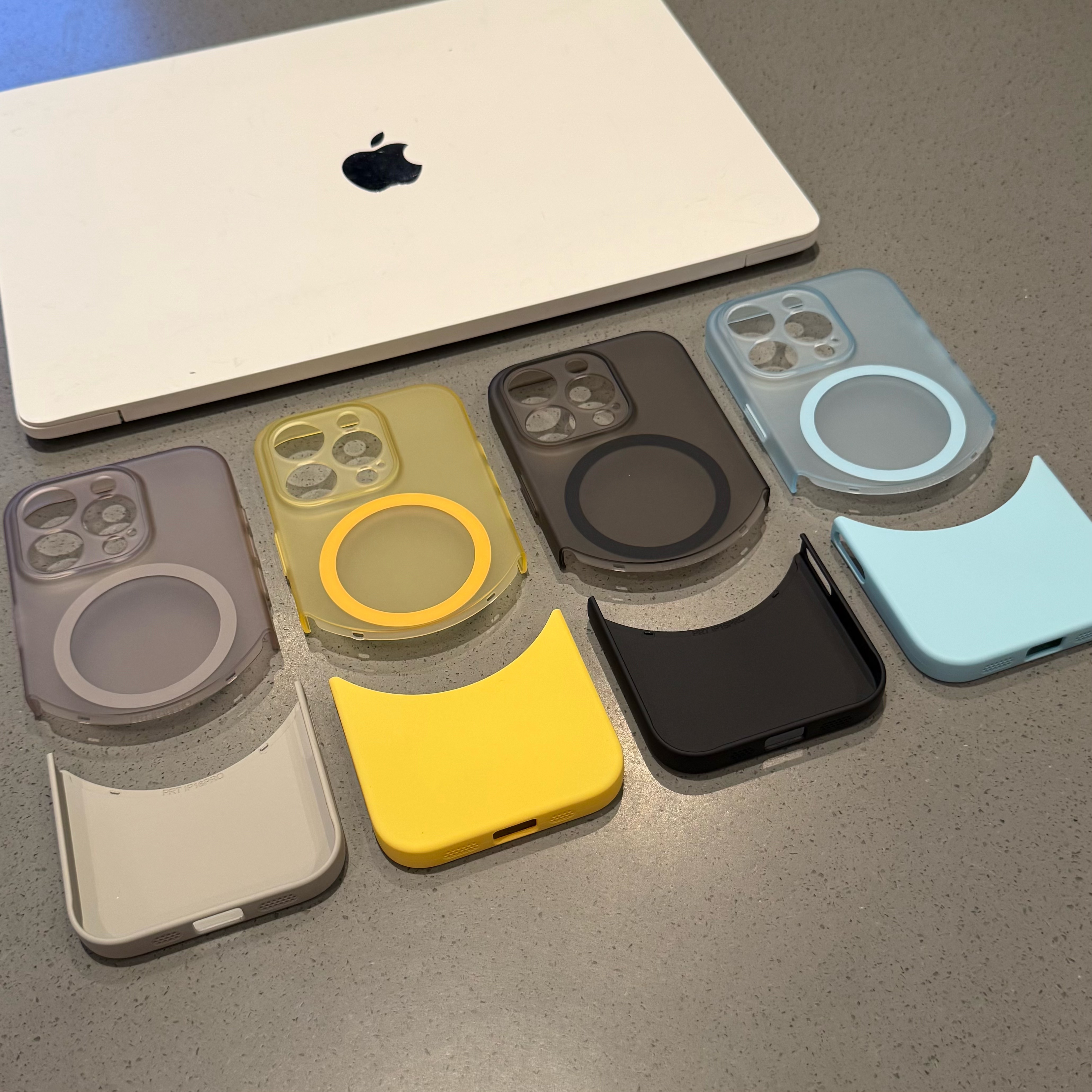 磨砂肤感拼接磁吸适用iphone16promax手机壳新款苹果15pro简约上下可拆卸14plus全包13p超薄ip12男女14PM硬壳