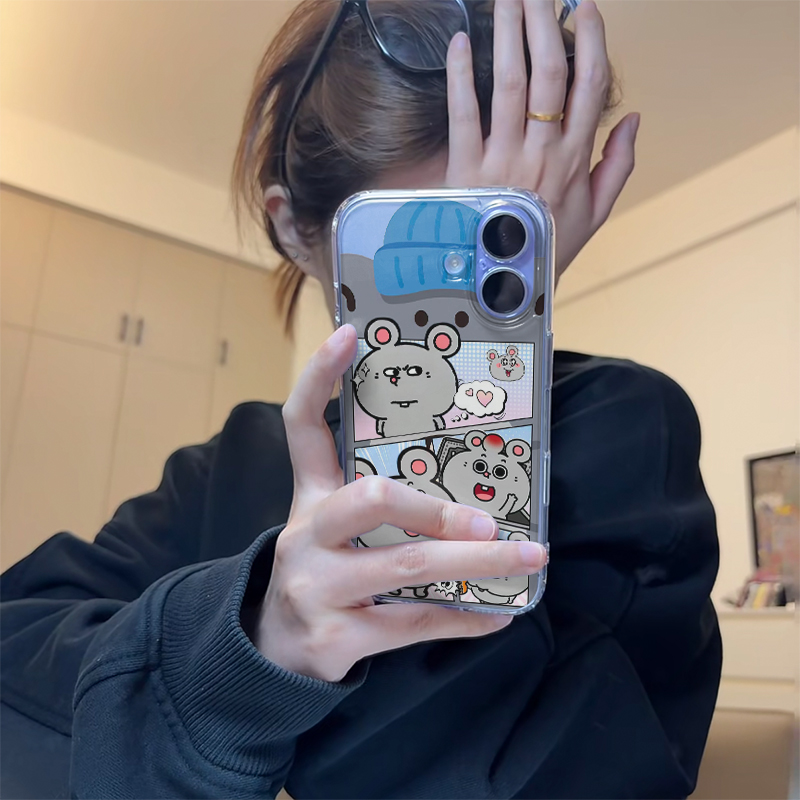 美叽和大鼠适用iphone17promax手机壳苹果16/15/13新款14华为mate70创意vivos30小米17PROoppo红米K80荣耀400