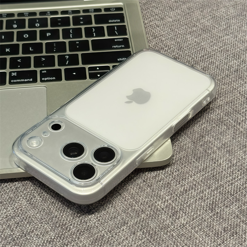 高级感秒变17大视窗适用苹果17promax手机壳新款iphone17pro超薄磨砂透明17男13Promax女简约15保护套ip14/13